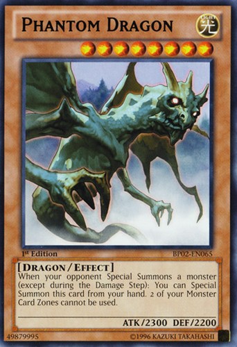 Phantom Dragon - BP02-EN065 - Rare - 1st Edition Near Mint Battle Pack 2: War of