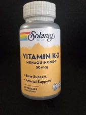 Solary Vitamin K-2 Menaquinone-7 50mcg
