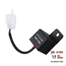 Motorcycle LED Flasher Relay, 2 Pin 12V DC, Automatic Operation, Universal