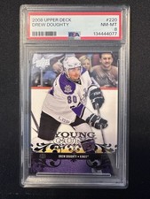 2008-09 Upper Deck #220 Drew Doughty Young Guns Rookie Card PSA 8. rookie card picture
