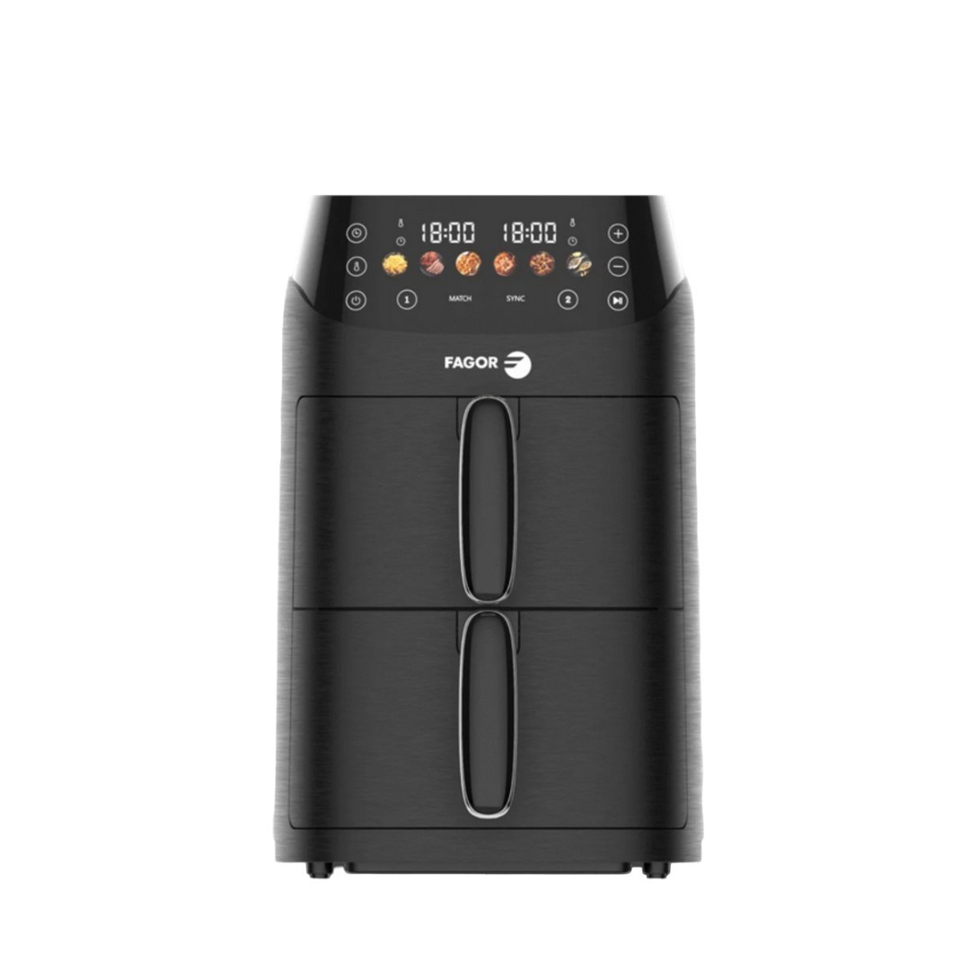 Fagor Friteuse sans Huile 2x2.5l FG3301 pour Réduire les Matières Grasses