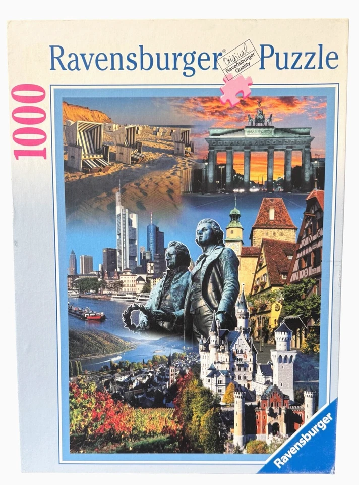 Ravensburger Around Germany 1000 Piece Puzzle 2005 – Travel Landmarks USED - Image 4 of 4
