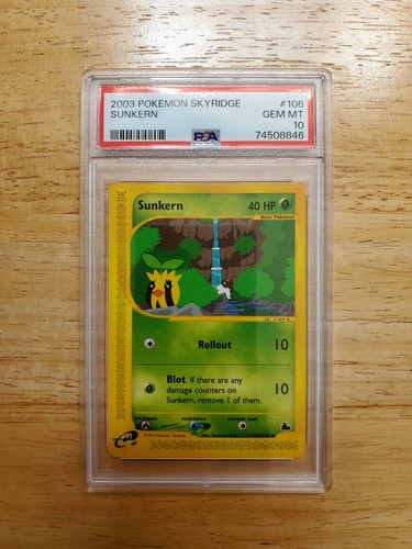 Sunkern graded PSA 10 for sale on eBay