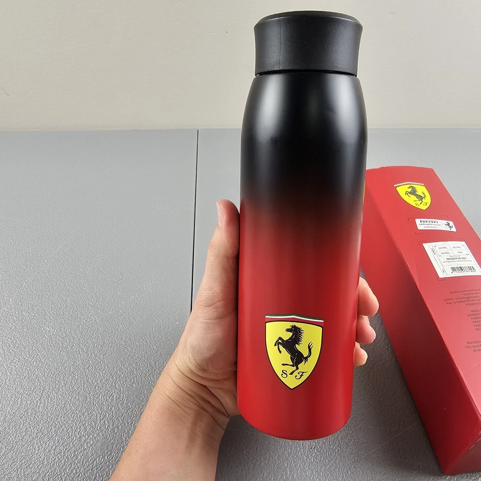 Scudaria Stitchd Ferrari SF Race Water Bottle Stainless Steel Mug 600ML (Sh6) - Image 2 of 4