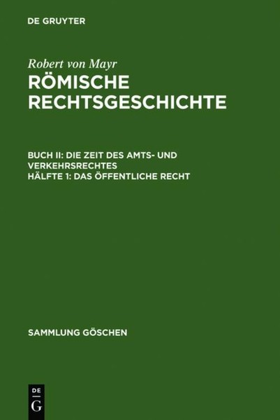 Das öFfentliche Recht Robert Von Mayr-image