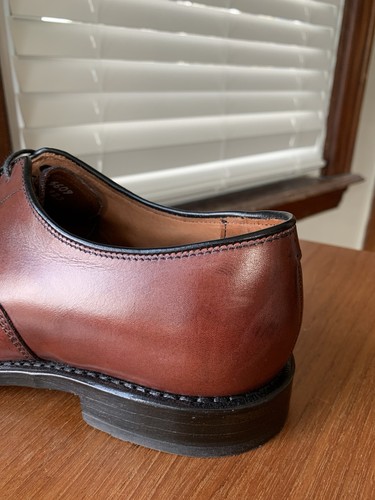 NEW w BOX 1st QUAL| ALLEN EDMONDS 8D PARK AVENUE OXBLOOD CAP TOE DRESS SHOES 8 D - Picture 14 of 17