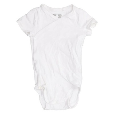 Lindex Baby, Body, Größe: 62, Weiß, Baumwolle/Elasthan, Einfarbig #dxN