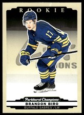 2022-23 Parkhurst Champions Brandon Biro RC #265