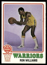 1973-74 Topps Ron Williams #23 Golden State Warriors