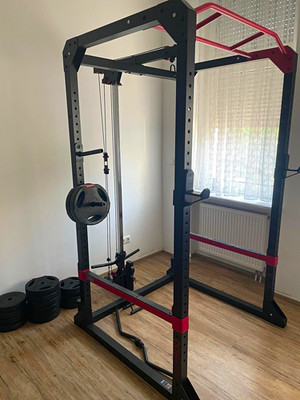 Power Rack Kraftstation DOMYOS Power Rack 900   sehr guter / neuwertiger Zustand