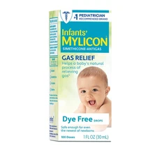 MYLICON Infants Gas Relief Drops for Infants and Babies, Dye Free Formula, 1...