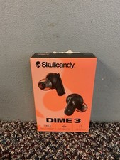 Skullcandy Dime 3 Wireless Bluetooth Noise Isolating Earbuds- Black