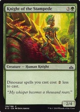 Knight of the Stampede RIX 138 Normal English NM - MTG