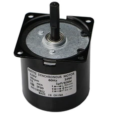 30RPM AC Motor 10Kg.cm Synchronous Gear Motor CW/CCW Control 115V 10W