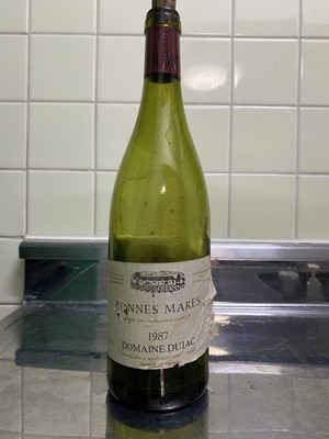Domaine Dujac Bonnes Mares Empty Bottle 1987 with CORK