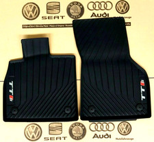 original Audi TTs Fußmatten TT Typ 8S ab 2014 Gummimatten rubber mats