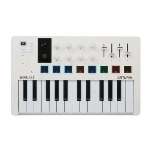 Arturia MiniLab 3 Mini Hybrid Keyboard Controller Creative Software (White) PRO - Image 4 of 4
