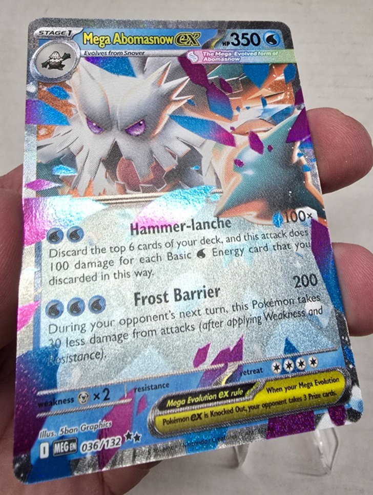 Pokmon Card TCG: Mega Abomasnow ex (Double Rare) 036/132 - Mega Evolution  NM | eBay