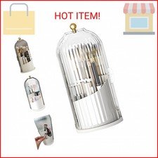 Concealed Toothbrush Holder, Rotating Bathroom Organizer Countertop, Toothbrush