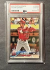 2018 Topps Update Shohei Ohtani Hitting RC PSA 10 Gem Dodgers Angels #US285