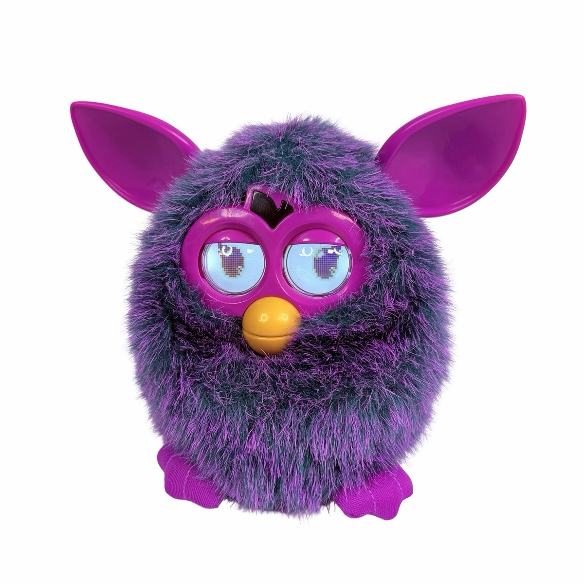 White Hasbro Furby Yeti 2012 Interactive Toy With LED Eyes 31827