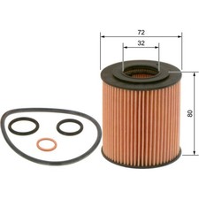 Bosch 1 457 429 262 Ölfilter für BMW 1 3 5 X1 X3 Z4 E46 E90 E93 E92 E91 E81