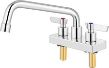 Commercial Kitchen Faucet Bar Sink Faucets 4 Inch Center Deck Mount Utility