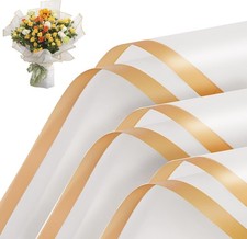 20 Sheets Flower Wrapping Paper Waterproof Bouquet Floral Craft Wrap Set