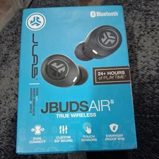 JLab J-Buds Air True Black Wireless Earbuds