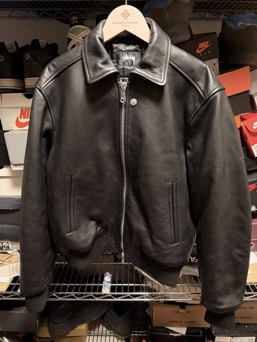 Stussy Leather Outer Shell Coats, Jackets & Vests for Men for Sale
