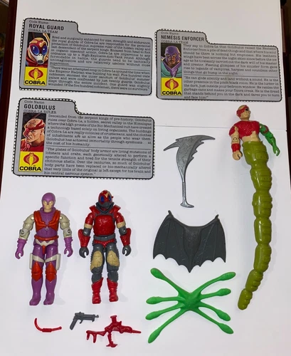 GI G.I. JOE COBRA LA TEAM LOT Nemesis Enforcer Royal Guard Golobulus FREE SHIP