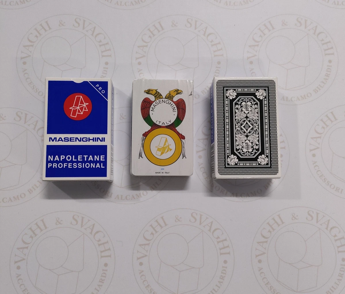 Carte Da Gioco Piacentine 21 Plastica Negro Merchandising Ufficiale
