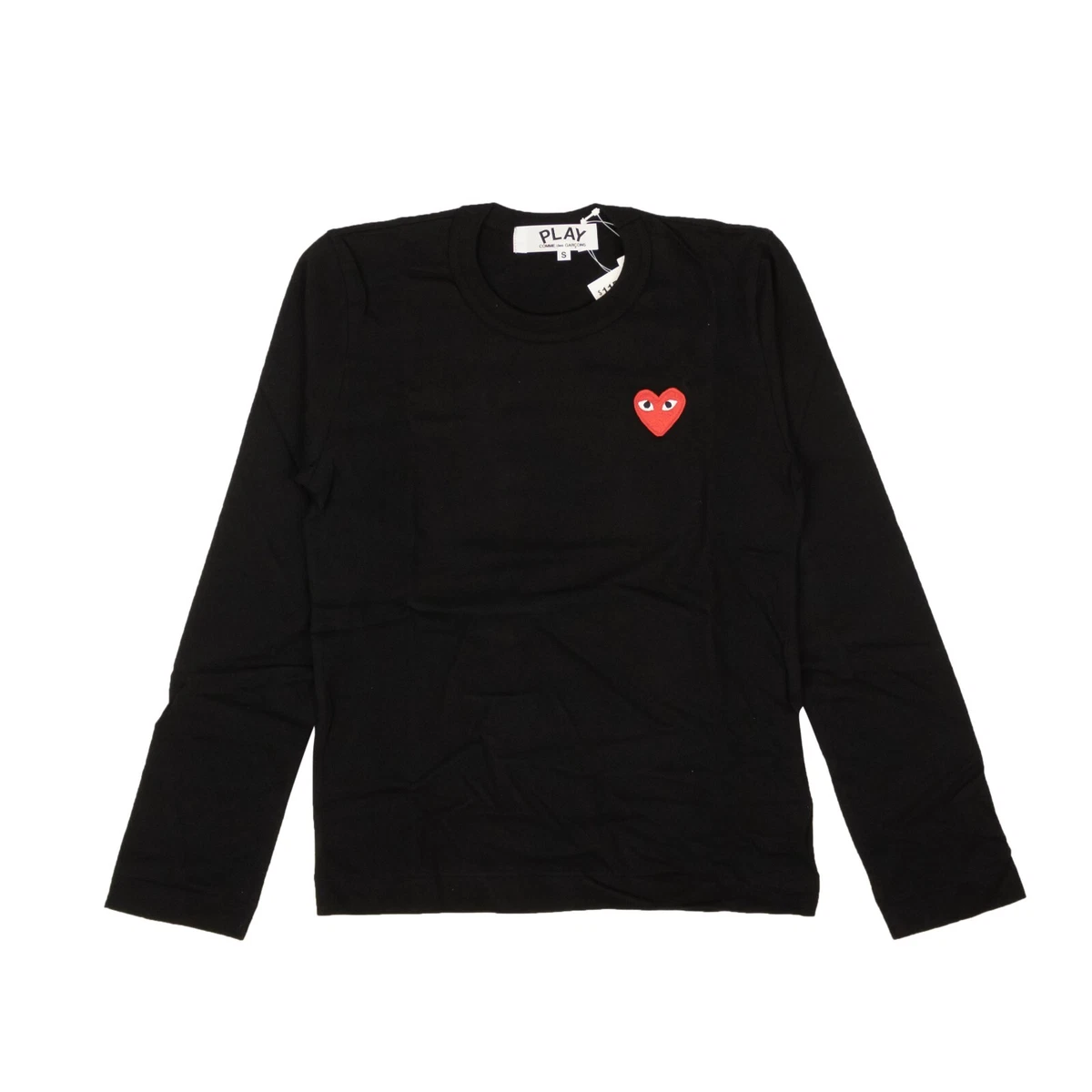 Comme des gar?ons clearance play heart patch t-shirt