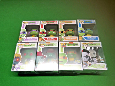 Teenage Mutant Ninja Turtles Funko Pop Television Nickelodeon Set 8 Vinyls