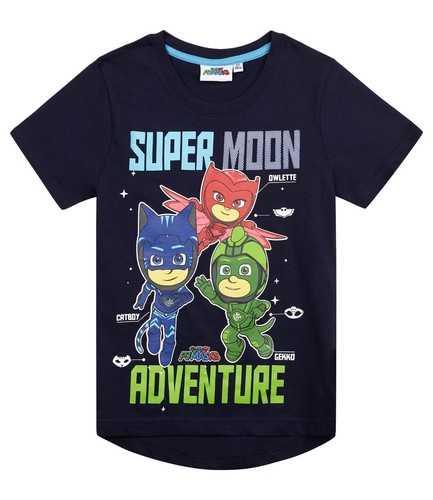 Boys Girls Kids Children Pj Masks Short Sleeve Tee Tshirt Top Age 2-8 years - Picture 2 of 4