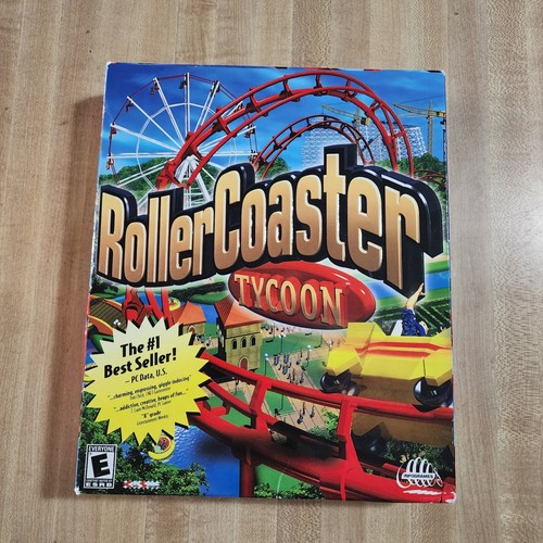RollerCoaster Tycoon (PC, 1999) Big Box Factory Sealed New Rare Game - Picture 1 of 8