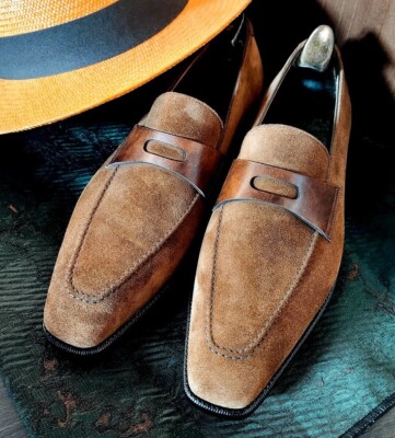 beige dress color shoes Handmade Mens Beige Color Suede Brogue Dress Shoes, Men Oxford Formal Shoes  – Rebels Market