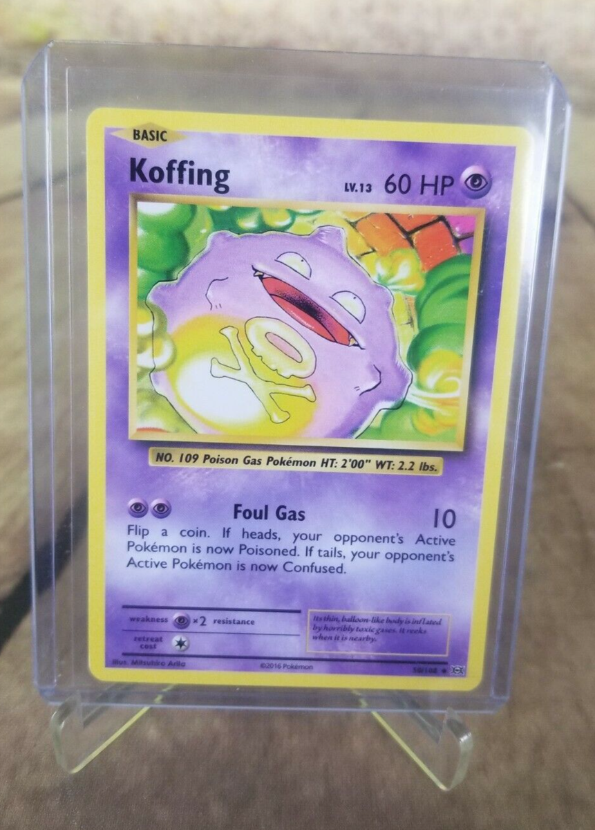 Koffing basic 50/108 Pokemon 2016 Card | eBay