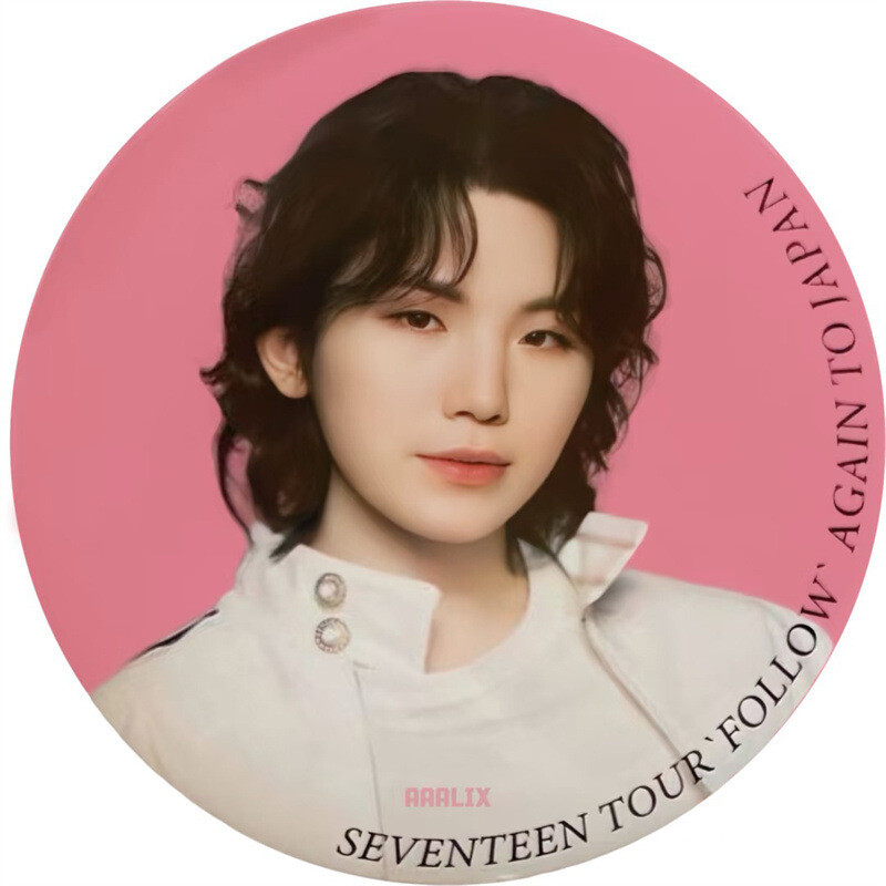 Kpop SEVENTEEN Follow Chest Pins Round Badge SVT | eBay