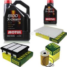 MOTUL 6 L 5W-30 MOTOR-ÖL+MANN-FILTER für KIA Cee'D Schrägheck ED 1.6 CRDi 115 90