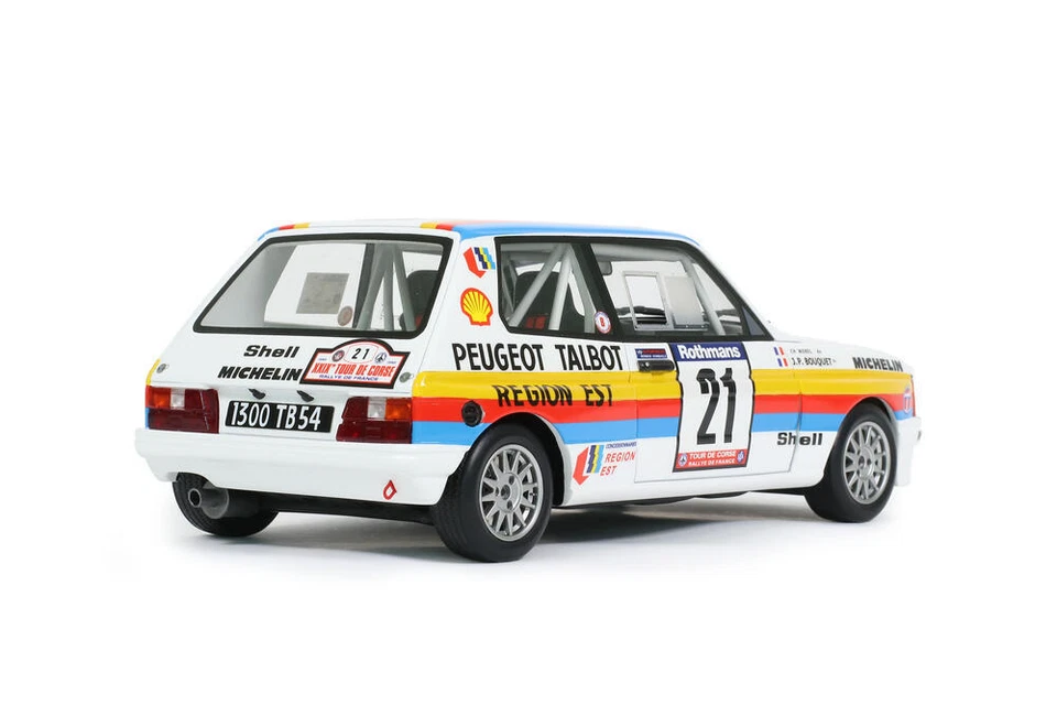 Talbot Samba #21 Rallye Tour De Corse 1985 Bouquet Modellino 1:18 Ottomobile - Immagine 2 di 4