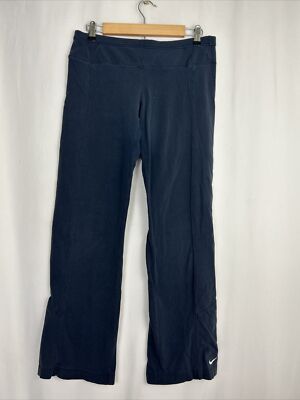 Nike Womens Medium (8-10) Navy Yoga Pants Loose Legging