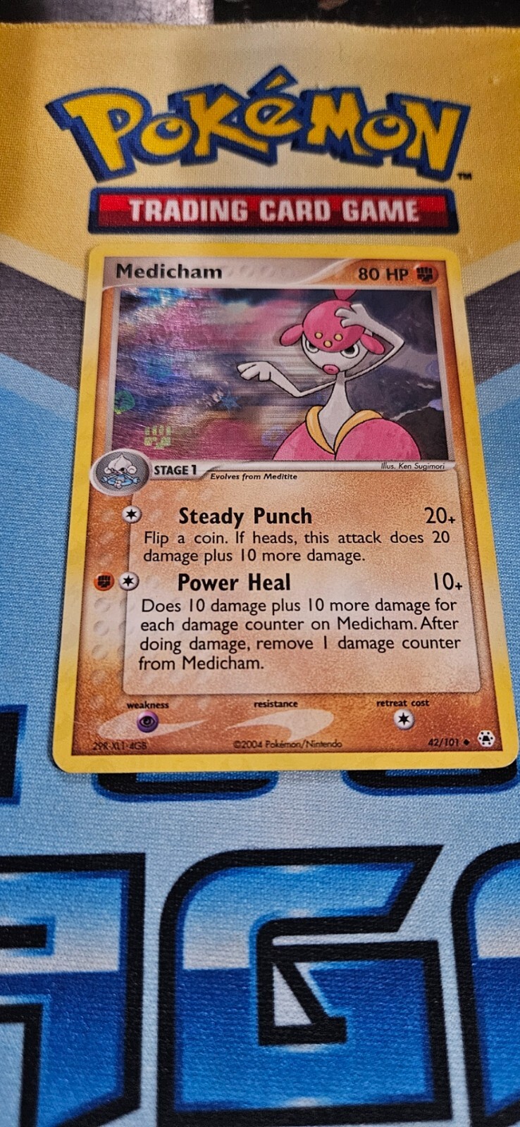 Pokemon TCG English Card ex Hidden Legends Medicham 42/101 Reverse Holo