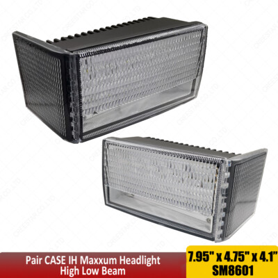 12V 24V Left & Right Headlight For Case IH C100,CX50,CX60,CX70,CX80,CX90,CX100+