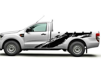 Fit For Ford Ranger Car Sticker Mud Splash Graphics Trunk Side Door ...