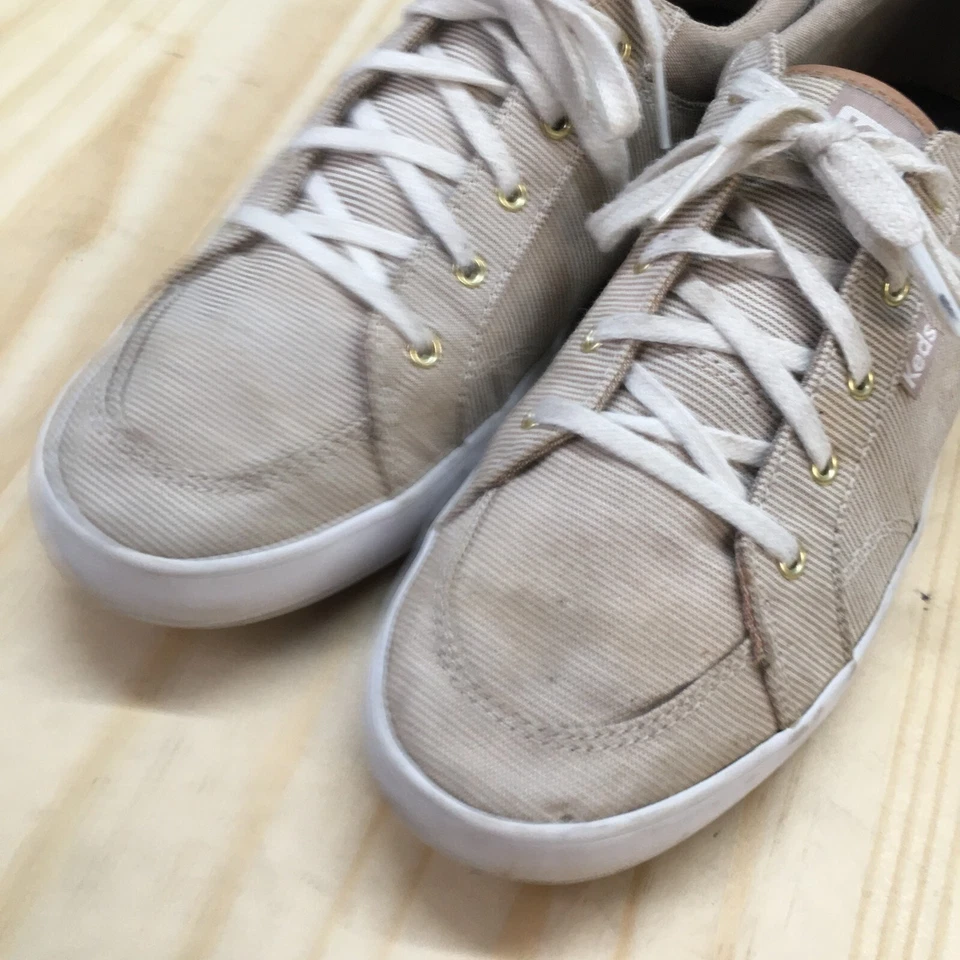 Keds Shoes Womens 9.5 Sneakers Brown Lace Up Low Top Comfort Round Toe WF59954 - Image 4 of 4