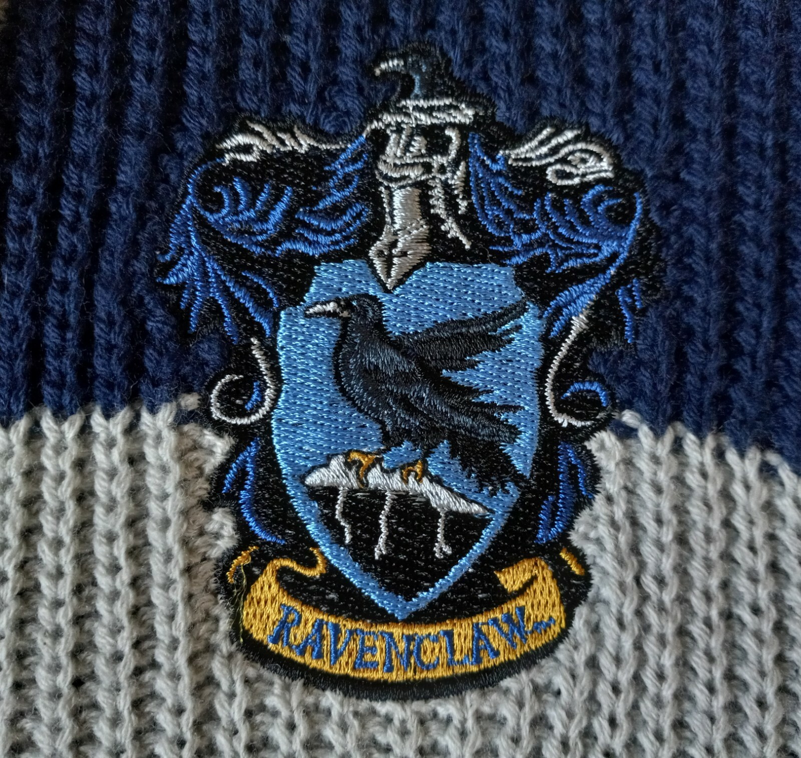 eBay Sweater Potter Small Top Crest Knit Ravenclaw Hoodie Harry | Womens Oversized Blue