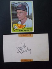 Mike Brumley Autograph on 3