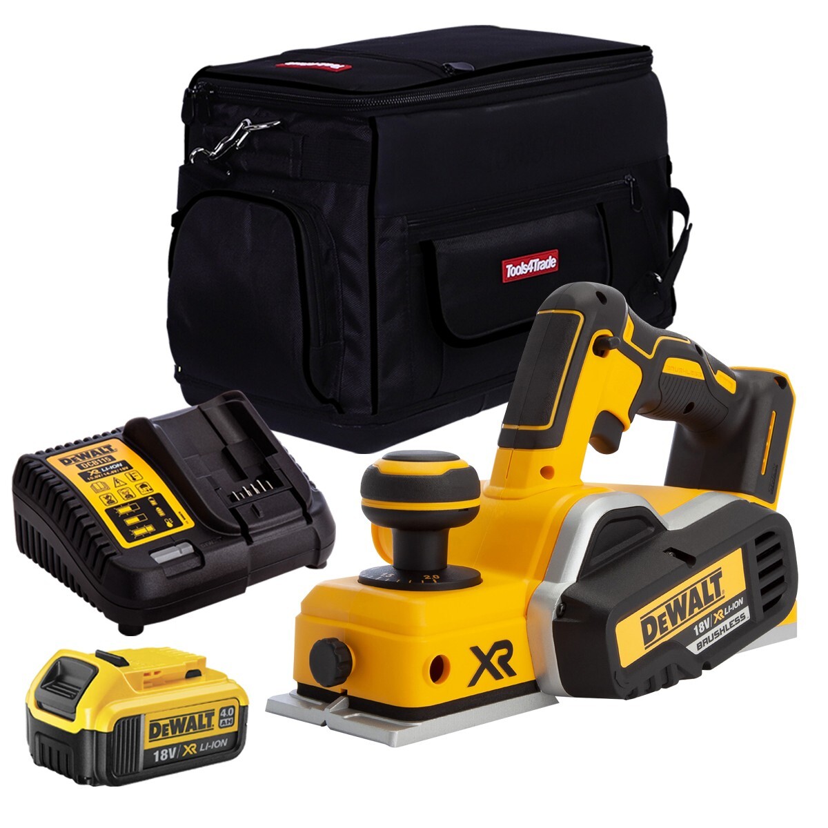 Dewalt DCP580N 18V XR Brushless Planer with x Battery Charger in  Bag