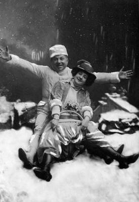 Josephi Josef Actor Singer Tenor Austria and Gerda Walde Old Photo